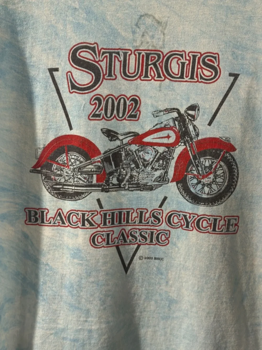 VTG 2002 Sturgis Black Hills Rally Graphic T-Shirt Size Men’s 2XL